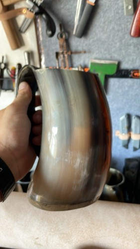Viking horn drinking tankard - drinking,