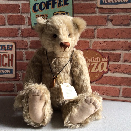 Large mohair artist bear - artist,