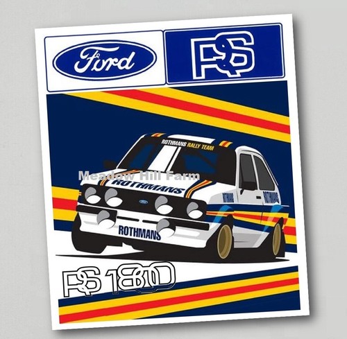 Sticker ford escort mk2 - sticker,