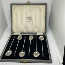 Sterling Silver Coffee Bean Spoons By The Newcastle Goldsmiths Company, 1921