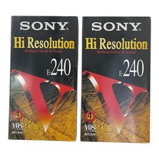Sony Hi Resolution VHS Tapes