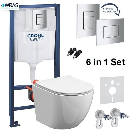 Grohe frame 12 chrome - wc,