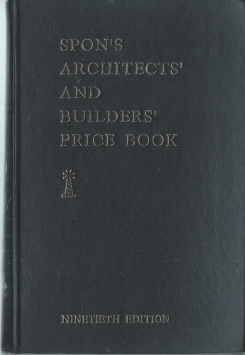 Spon architects builders - architects', builders'