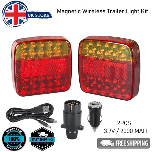 Wireless rear trailer lights - rear,