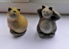 Two Handmade Funny Ceramic
