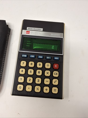 Vintage sharp calculator elsi - calculator,