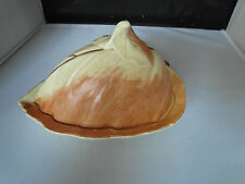 VINTAGE ROYAL WINTON GRIMWADES POTTERY CHEESE/ BUTTER DISH & COVER 