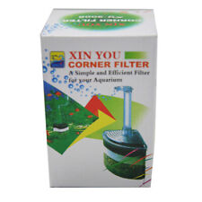 Aquarium Corner Box Filter XY-2008 Fish Tank Air Driven Carbon Floss Filtration