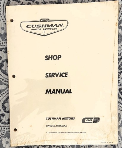 Factory sealed cushman - factory, scooter