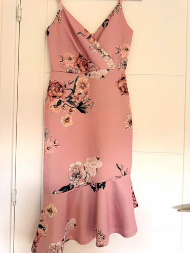 Quiz pink floral wrap - quiz,