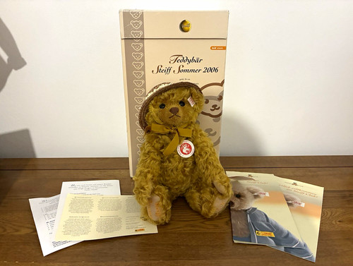 Steiff sommer 2006 gold teddy - steiff,