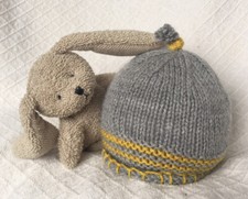 Hand Knitted Baby Pixie Hat