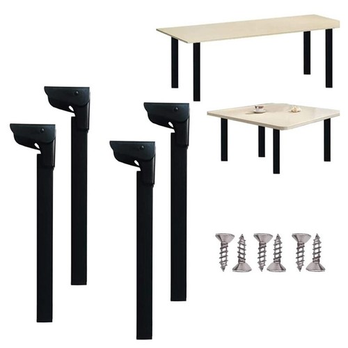 Black folding table - folding,