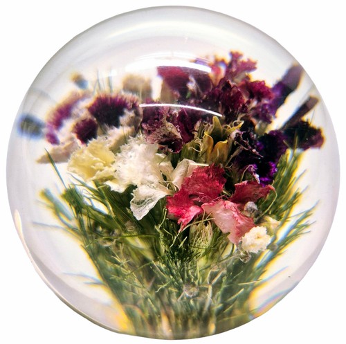 Medium mixed flora paperweight - medium,