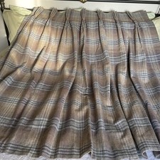 Pure Wool Plaid Check Curtains