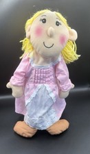 ELC Girl Hand Puppet Town Lady Pink Dress Vintage 2003 Early Learning Centre VGC