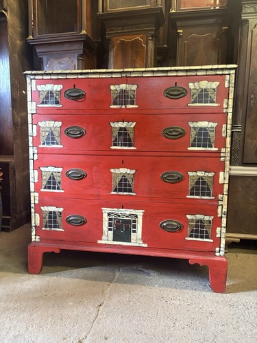 Georgian dolls house chest - georgian,