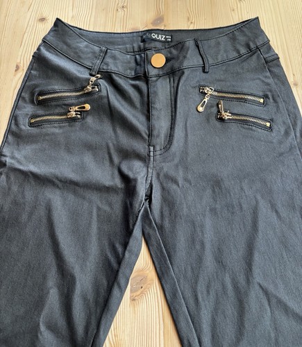 Quiz wax look trousers - wax, size