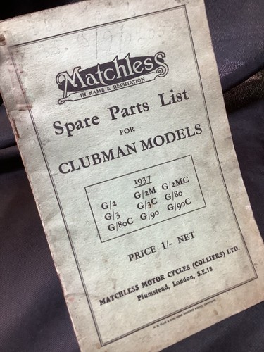 1937 spare parts list for - spare,