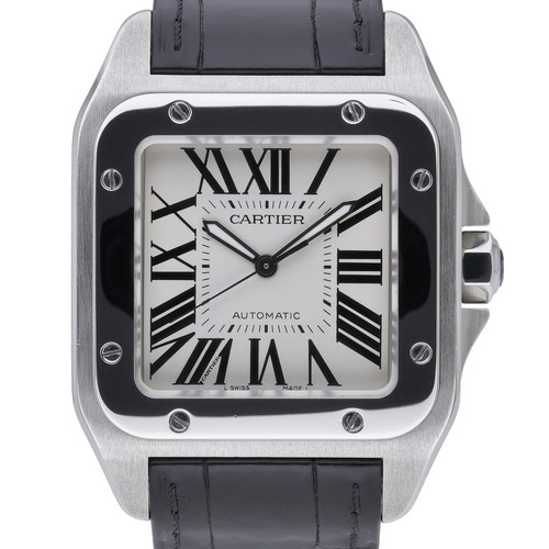 Cartier santos 100 2656 with - cartier,