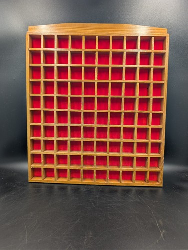 Wooden thimble display shelf - thimble,