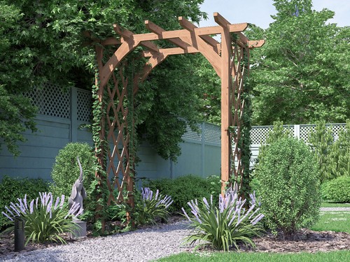 Wooden pergola lattice - wooden, trellis
