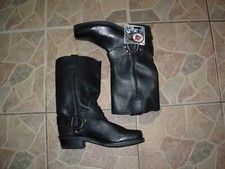 Mexican cowboy biker Western boots by Grinders Renegade   size 43 
