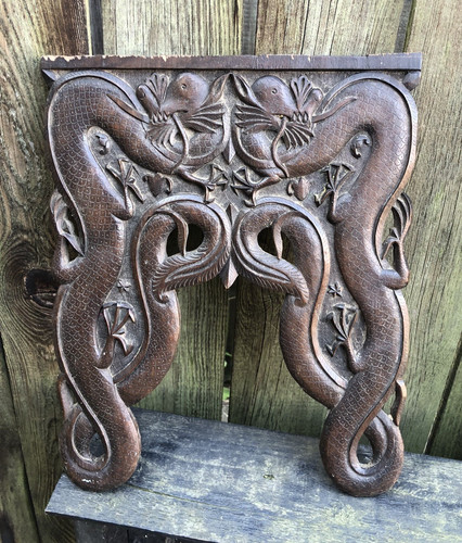 Wood panel antique - panel,
