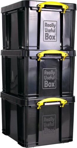 Really useful 35l solid black - 35l,