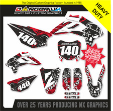 STOMP 140 160 Z3 MINI PIT BIKE GRAPHICS DECALS STICKERS CUSTOM NAME NUMBER