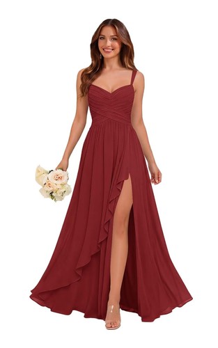 Long chiffon wedding guest - chiffon,