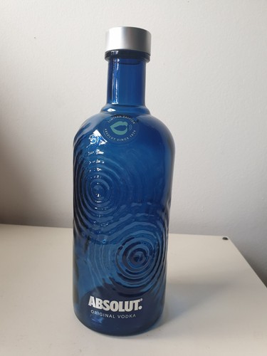 Absolut vodka empty bottle - vodka,
