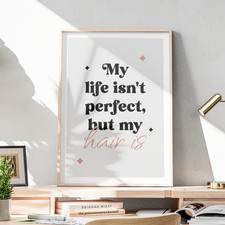 Hair Salon Beauty Stylist Hairdresser Lashes Brows Wall Art Poster Print A4A5A3