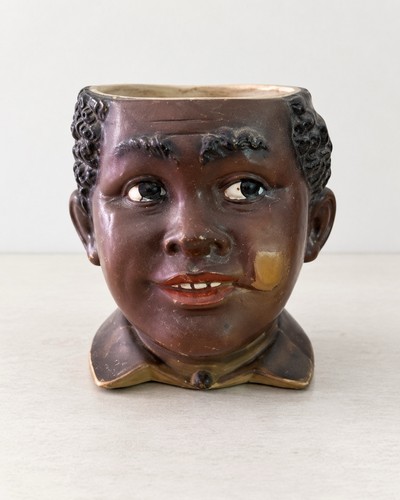 Vintage ceramic boy character - vintage,