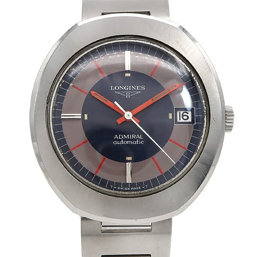 Longines admiral blue dial - blue, ss