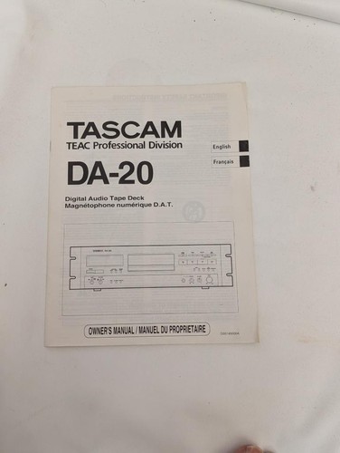Tascam dat tape deck - tascam,