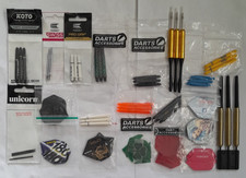 LOT 10x ASSORTED WINMAU UNICORN KOTO TARGET DARTS FLIGHTS SHAFTS ACCESSORIES NEW