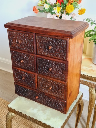 Vintage wooden chest - vintage,