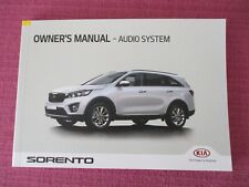 KIA SORENTO MEDIA - AUDIO -