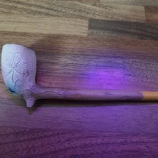 Vintage Clay Pipe with Irish Shamrock Harp Antique St Patrick's day tobacconist 