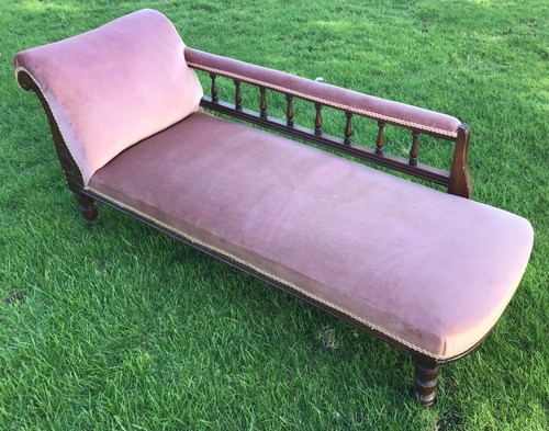 Antique victorian chaise - antique,