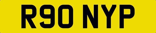 Ronny number plate ron rons - number,