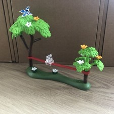 Playmobil Tightrope Base With Tree Bush Flowers Butterfly, Park Garden Spares 19