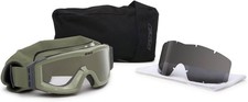 USGI ESS Profile NVG Tan Goggles w/ Clear & Dark Lens & Carrying Case