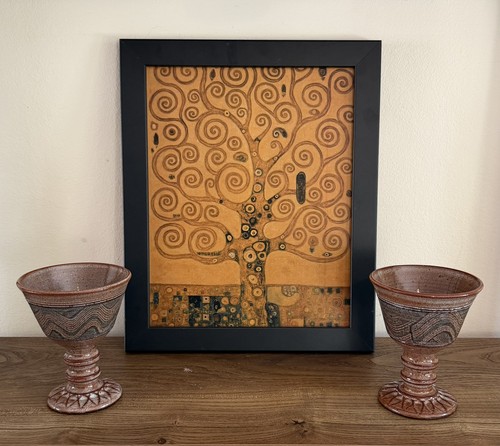 Two nicely made studio pottery