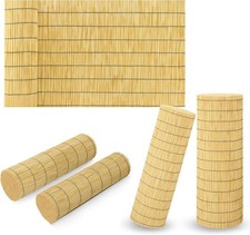 Natural Extra Thick Reed Fence