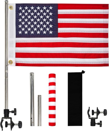 American boat flag pole - flag, kits
