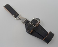 WW2 German Vertical Dagger Hanger Black Leather, Reproduction