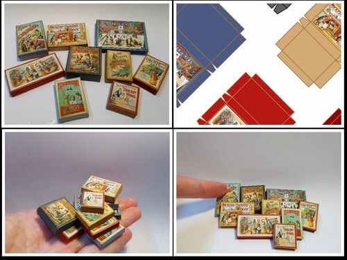 Dolls house vintage - house, games