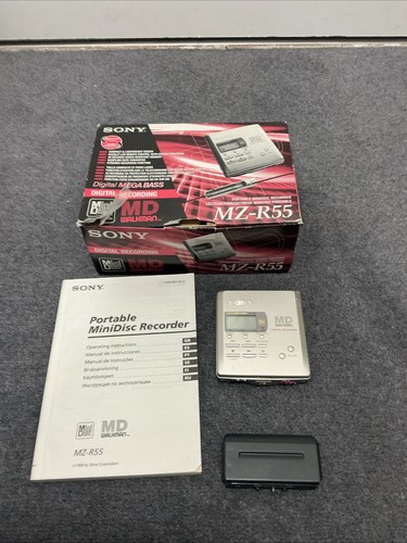Sony minidisc walkman r55 - minidisc,